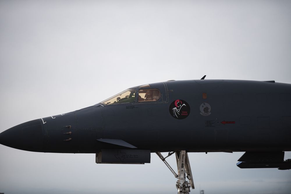 B-1B Lancer på Ørland for første gang.