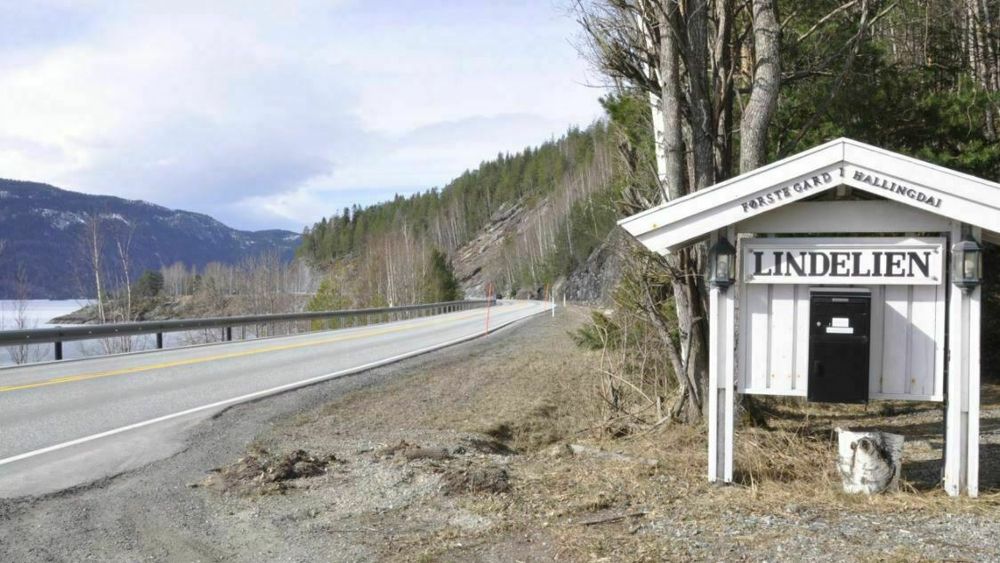 Her slutter neste etappe av riksvei 7 mot Hallingdal, ved Lindelien i Flå.