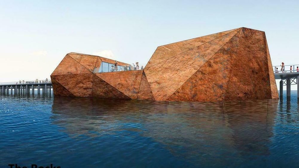 The Rock var et annet forslag fra arkitektkontoret Subcon Blue Solutions.