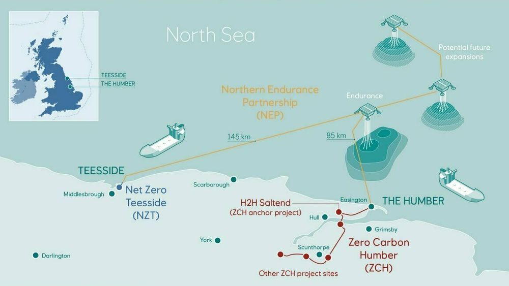 Equinor og partnerne får finansiell støtte fra britiske myndigheter til tre store prosjekter for å avkarbonisere britisk industri.