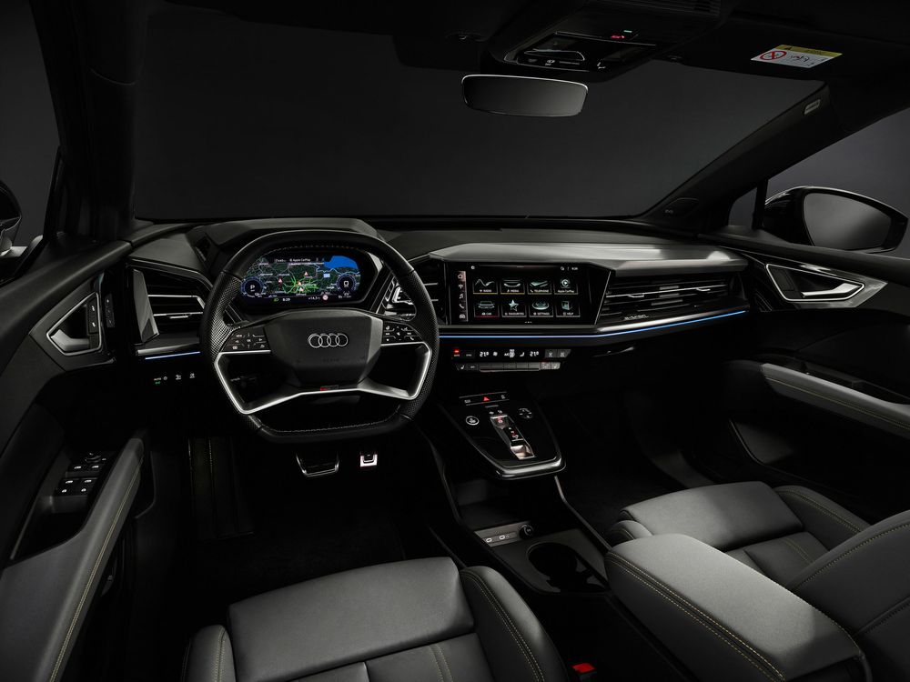 Førermiljøet i Audi Q4 e-tron