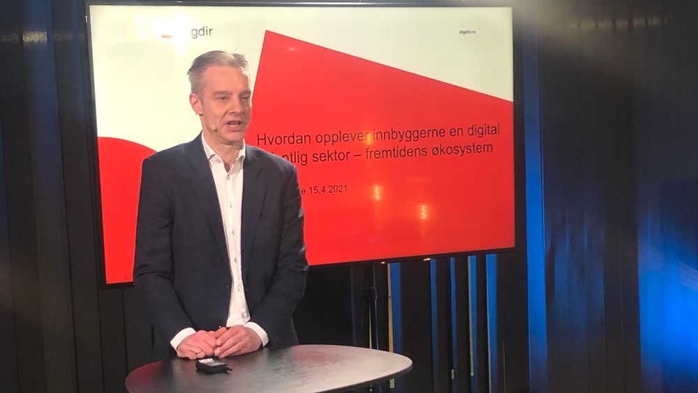 Digitaliseringsdirektør Steffen Sutorius på årets eKommune-konferanse