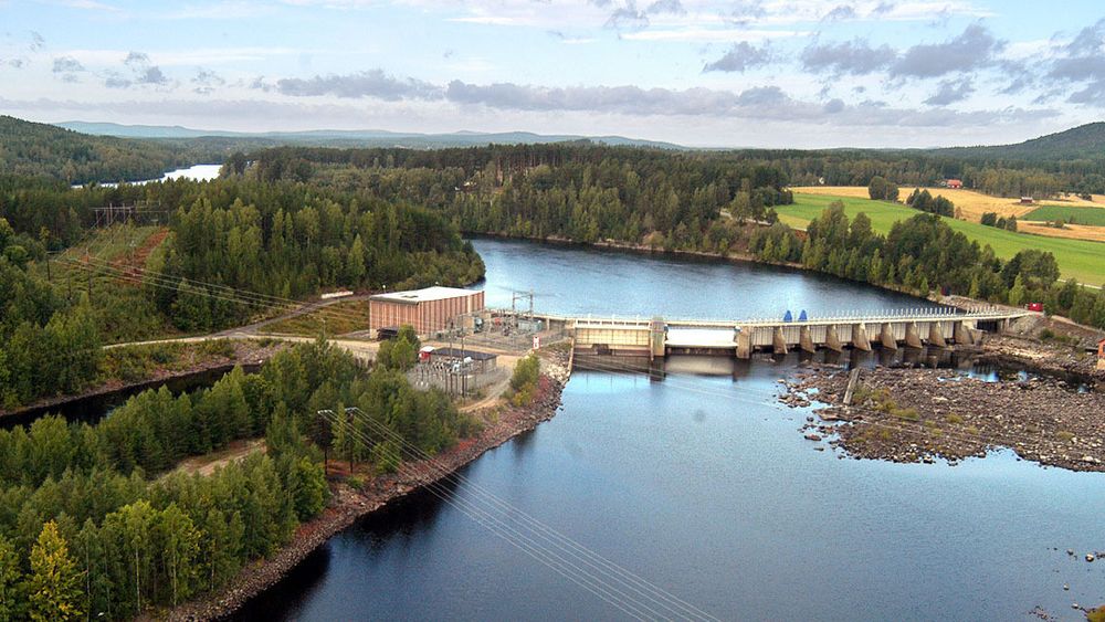 Landafors kraftverk i Gävleborg.