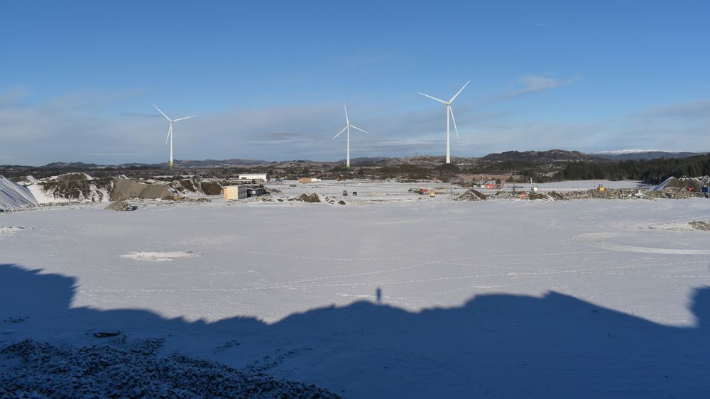 Det er snakk om tre vindturbiner på industriområdet i Haugaland næringspark. Disse må ha lysmerking, men ikke hele tiden.