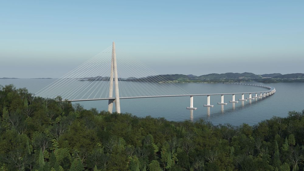 Ferjefri E39-prosjektet fra Kristiansand til Trondheim er estimert til å koste 382 milliarder kroner. På Hordfast-strekket planlegges blant annet en drøye 5 km lang bro over Bjørnafjorden.