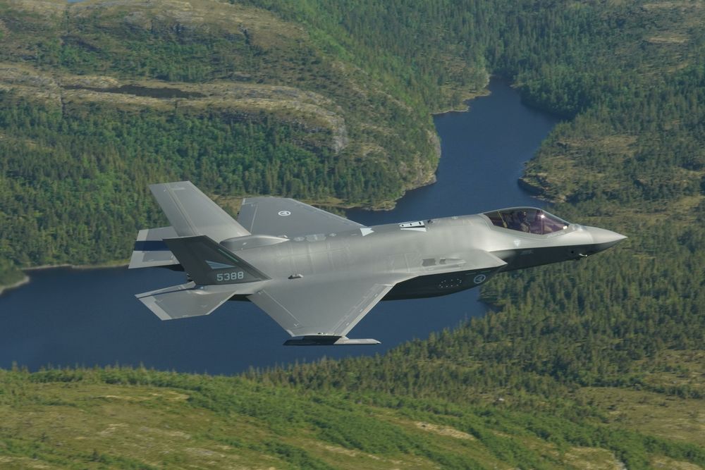 Norsk F-35A under øvelsen ACE-21.