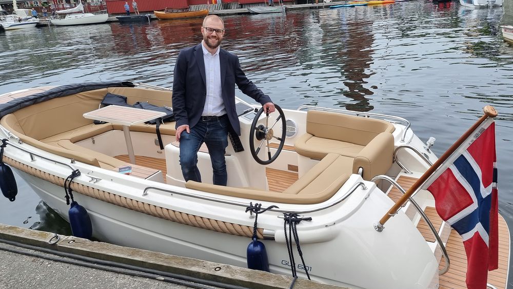 Teknologisjef Jakob Storjord Anderson i GreenWave lever og ånder for elektriske båter.