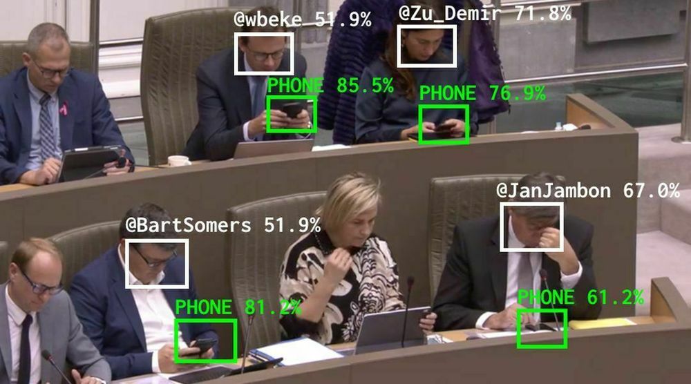 Belgiske politikere må finne seg i å bli uthengt om de bruker mobilen i arbeidstiden.