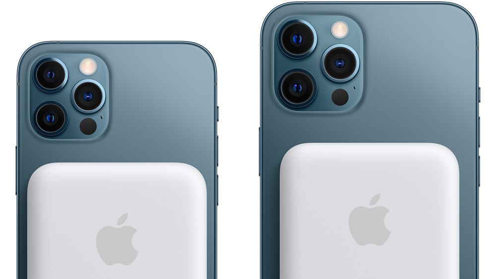Apples nye batteripakke festes med magnet på baksiden av nyeste Iphone.