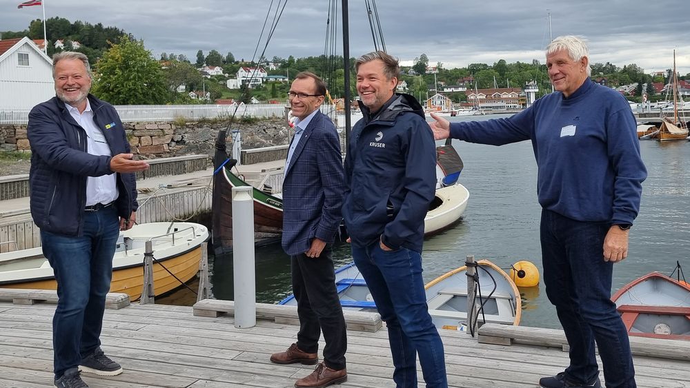 Vil ha ny elektrisk maritimt næringsliv: Christer Ervik  i norske Kruser er en av de Arbeiderpartiet energipolitiske talsmann, Espen Barth Eide, peker på når han ønsker mer elektrifisering på sjøen.