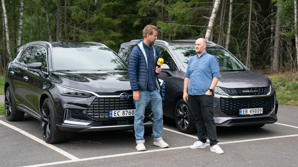 Test av Maxus Euniq og BYD Tang.