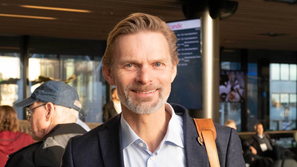 Administrerende direktør Øyvind Husby i IKT-Norge, fotografert utenfor Scandic Hotel på Fornebu under Inside Telecom-konferansen 4. november 2021.