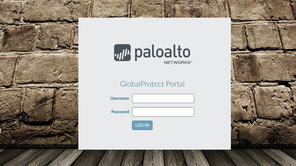 Innloggingsskjema for Palo Alto Networks' Globalprotect Portal-produkt. Skjemaet er hentet fra VPN-tjenesten til en norsk undervisningsinstitusjon.