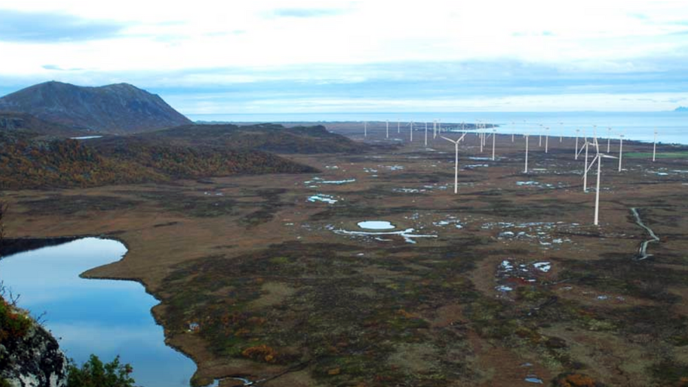 Fra konsesjonssøknaden til vindkraftverket på Andøya.
