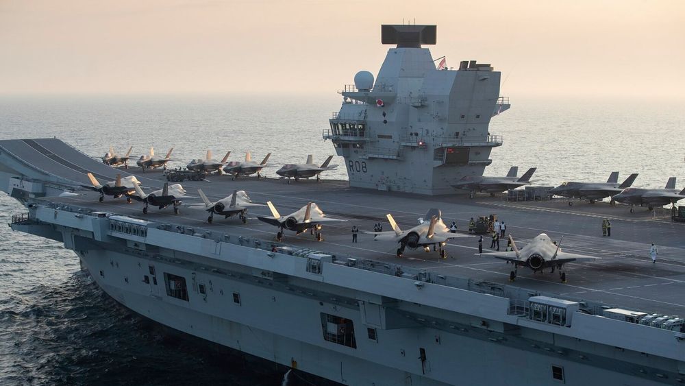 Britene har operert F-35B fra HMS Queen Elizabeth siden 2018.