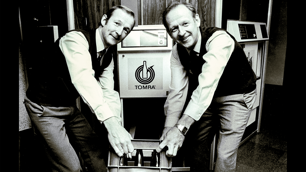 Tore og Petter Planke etablerte  Tomra i 1972.