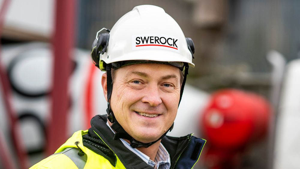 Mats Norberg, ny adm. direktør i Swerock Norden.