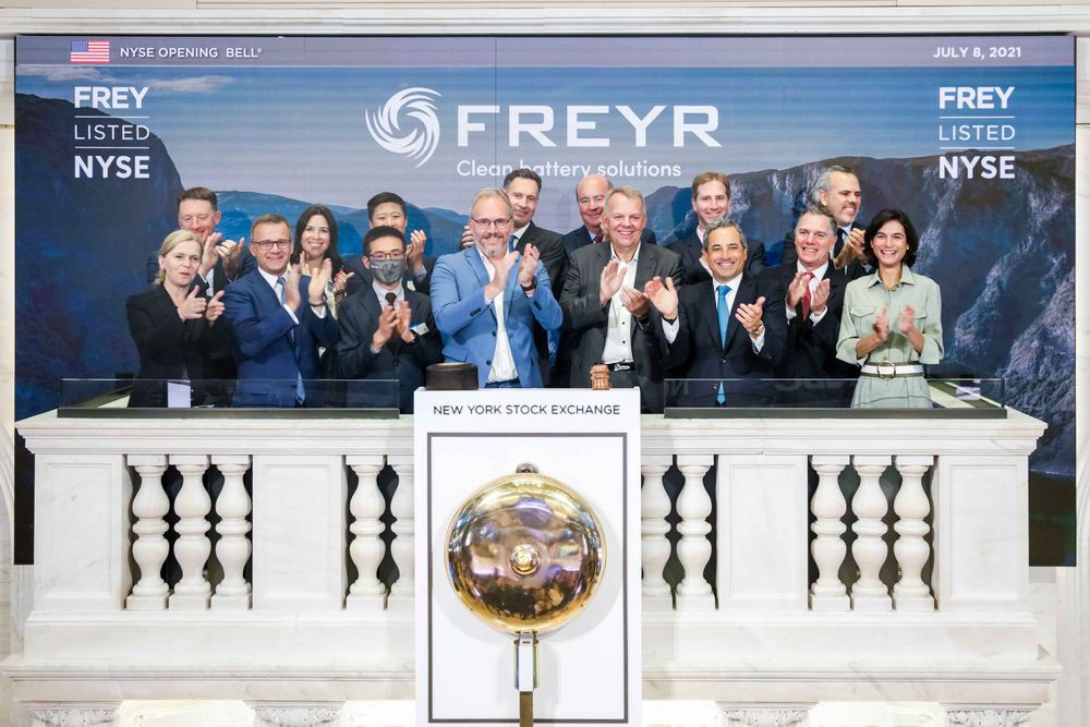 Freyr Battery hentet inn ti milliarder kroner i kapital i forbindelse med børsnoteringen på New York Stock Exchange i 2021.