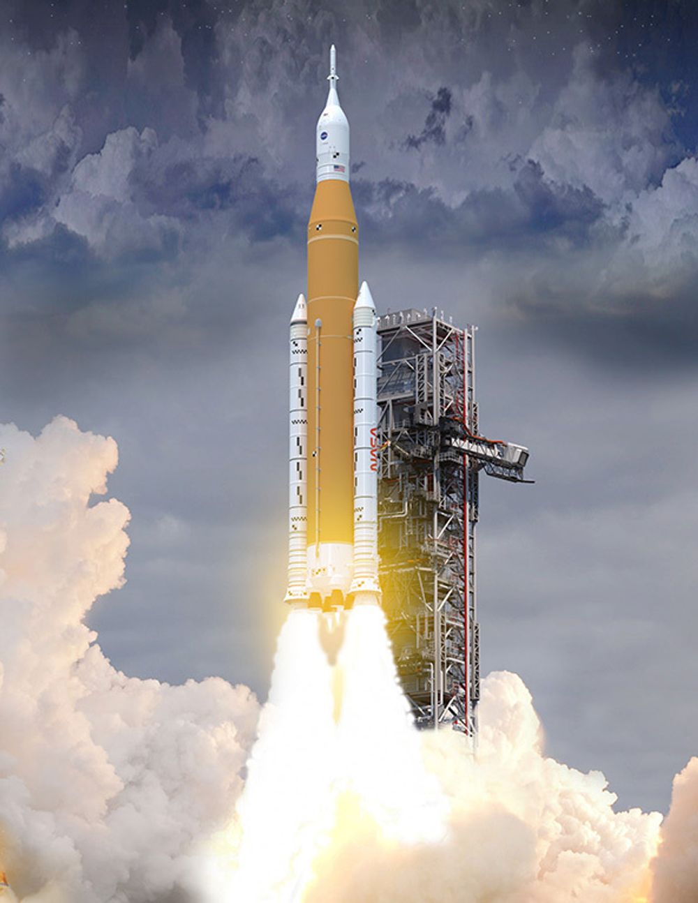 SLS - raketten som skal skyte opp alt som skal til Gateway og månen.