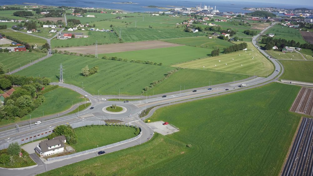 Strekningen som skal bygges er Sør-Tjora til Kontinentalvegen i Sola kommune.                  