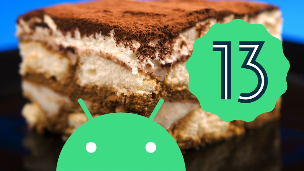 Android 13 er oppkalt etter den italienske dessertkaken tiramisu.