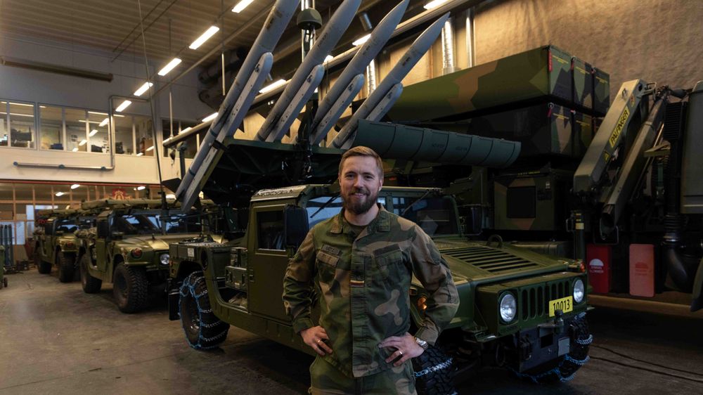 Ruben Getz er sjef for det nye Kampluftvernbatteriet i Artrilleribataljonen.