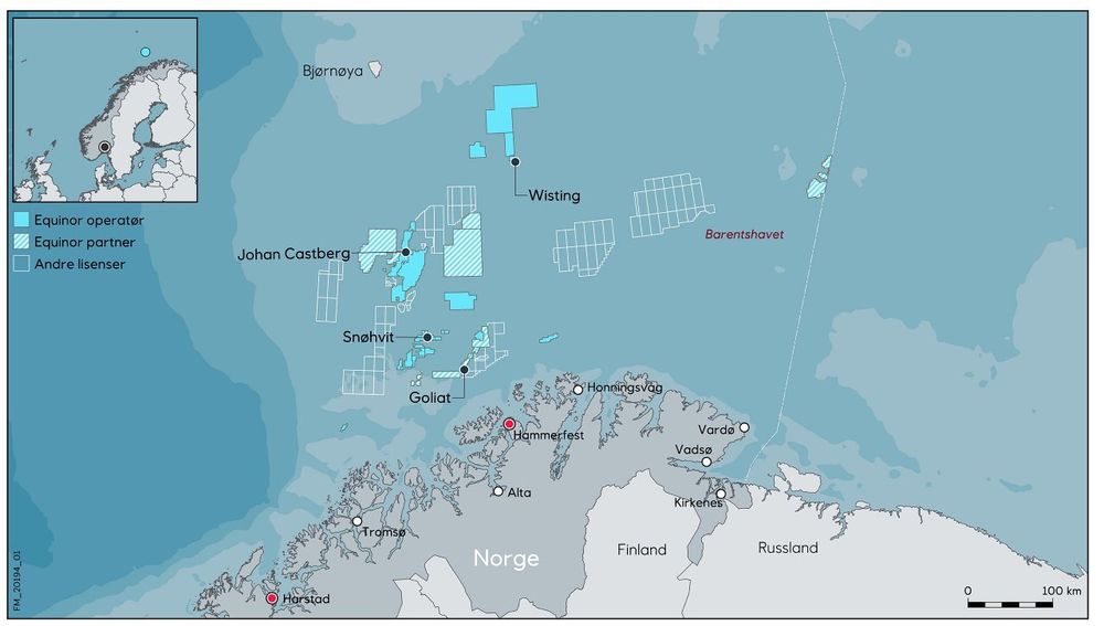 Wisting-feltet ligger helt nord i de åpnede områdene i Barentshavet. Equinor har nå valgt å utsette prosjektet med fire år, og blir møtt med jubel fra en rekke politikere og miljøorganisasjoner. 