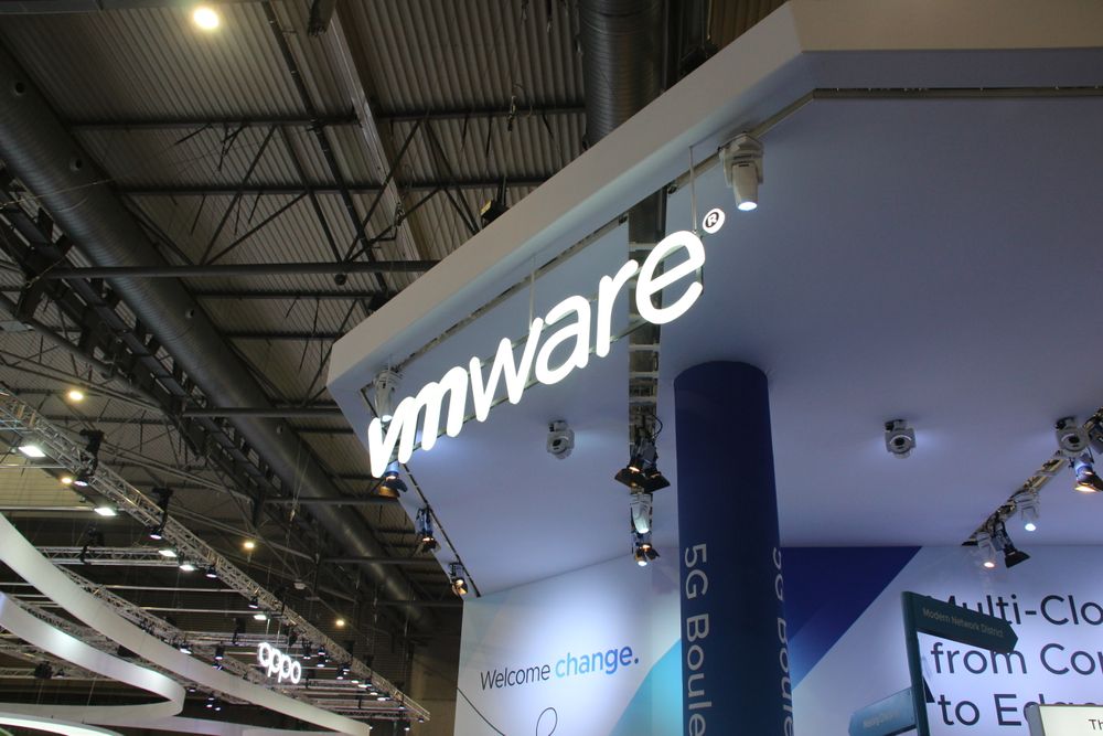 VMware på Mobile World Congress i 2022, før Broadcom tok over og endret lisensmodellen dramatisk.
