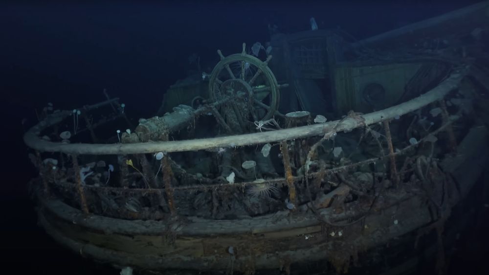 Skipet Endurace ble funnet på over 3000 meters dyp i relativt god stand.