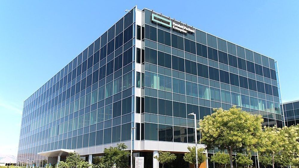 HPs tidligere hovedkontor i San Jose, California. Illustrasjonsfoto.