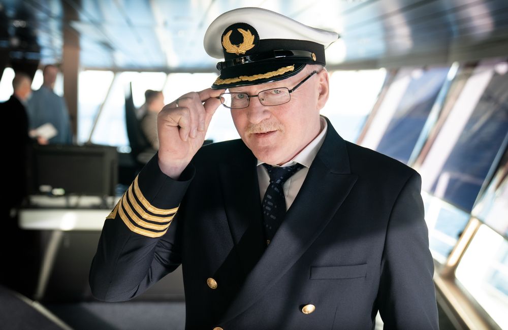 Kaptein Brynjard Ulvøy er strålende fornøyd med manøvreringsegenskaper og sjødyktighet.