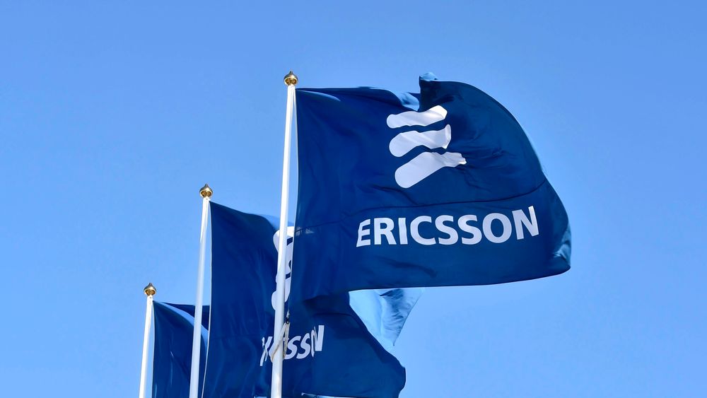 Ericsson flagg.