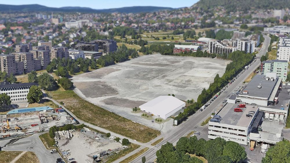 Her på Økern i Oslo vil det utover høsten vokse frem en bruktbutikk for byggevarer klare for ombruk. Prosjektet er midlertidig og skal løpe frem til 2025.