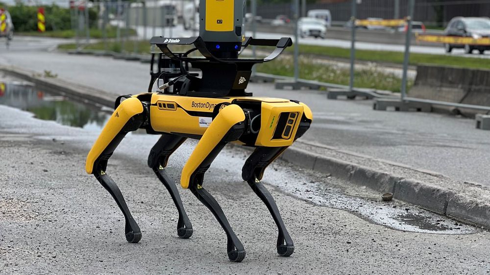 Spot kan for eksempel programmeres til å gå daglige runder med laserskanner på anleggsplassen.