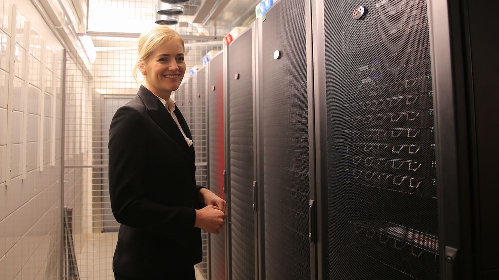 Justisminister Emilie Enger Mehl åpnet det nye Norwegian cyber range på NTNU Gjøvik.