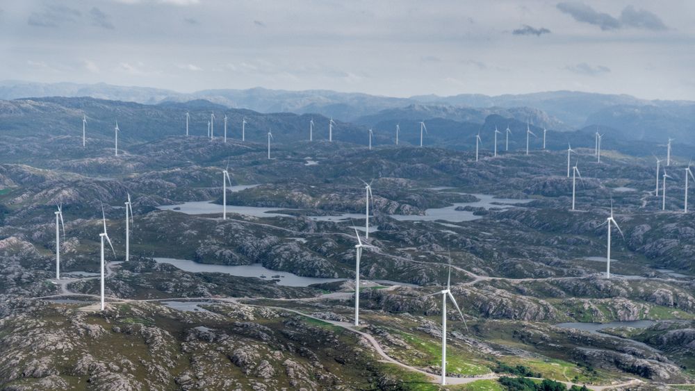Dagens vindkraftverk vil påføres en uforutsett ulempe med den nye grunnrenteskatten, sier Statkraft. Bildet er fra Egersund vindkraftverk.