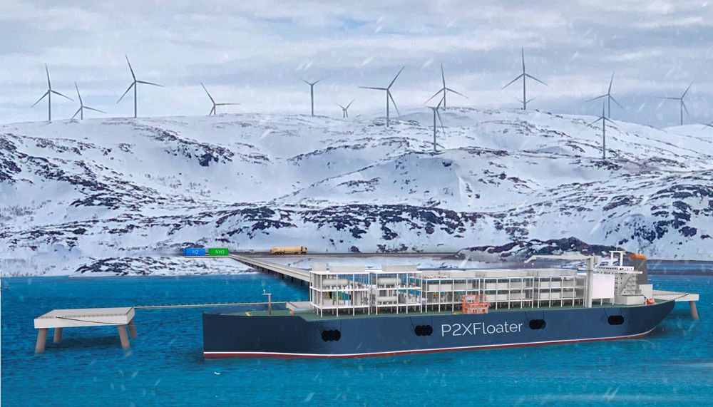 H2 Carrier har flere mulige prosjekter for sin flytende hydrogen- og ammoniakkanlegg på lyter, P2X Floater. Lebesby kommune i Finnmark er ett av dem. Der har de sett på flytende NH3 produksjonsanlegg, basert på en ombygget VLGC.