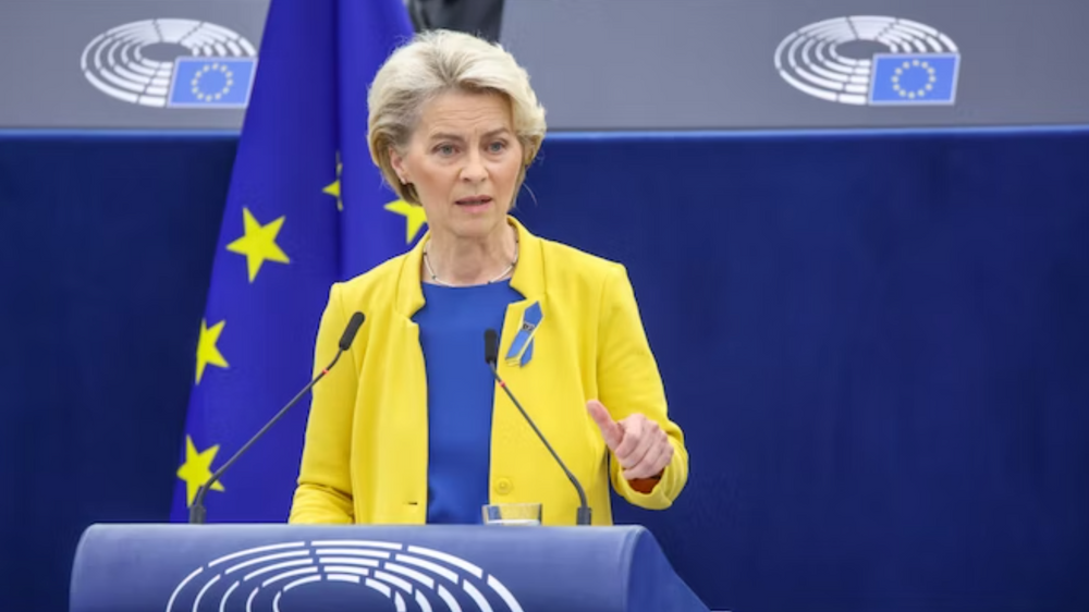 EU-kommisjonens president Ursula von der Leyen hadde flere nye ting å komme med under sin årstale.