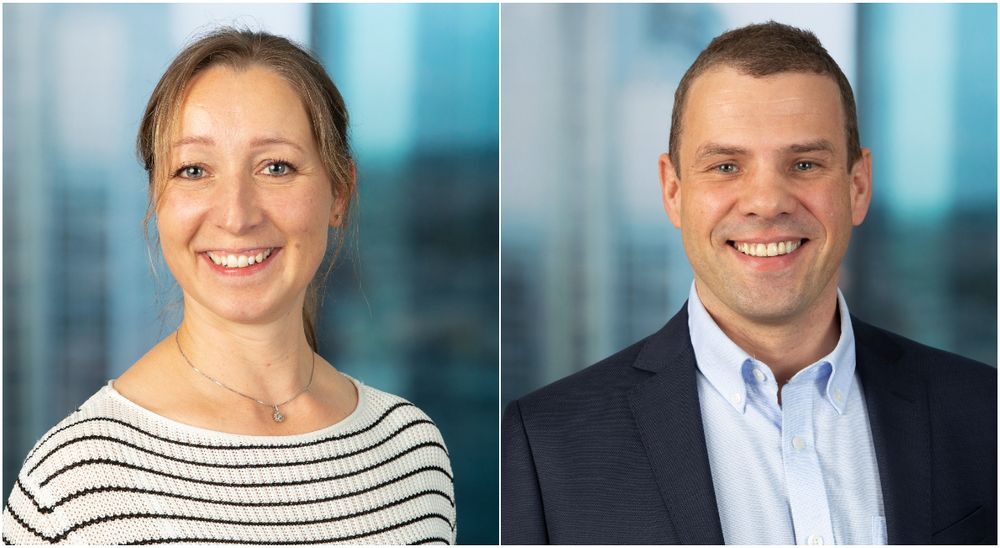 Camilla Olsen og Kenneth Titlestad. Begge er direktører innen cybersikkerhet i Sopra Steria.