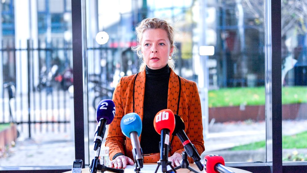 Assisterende PST-sjef Hedvig Moe under onsdagens pressekonferanse om etterretningstrusselen mot Norge.