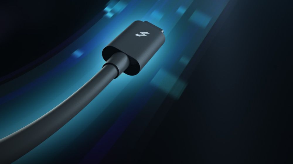 Både USB og Thunderbolt kommer snart i nye og raskere versjoner. På bildet vises en Thunderbolt-kabel.