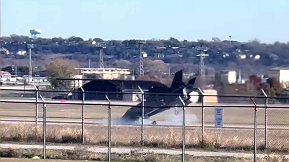 F-35B havarerer på Naval Air Station Joint Reserve Base torsdag 15. desember.