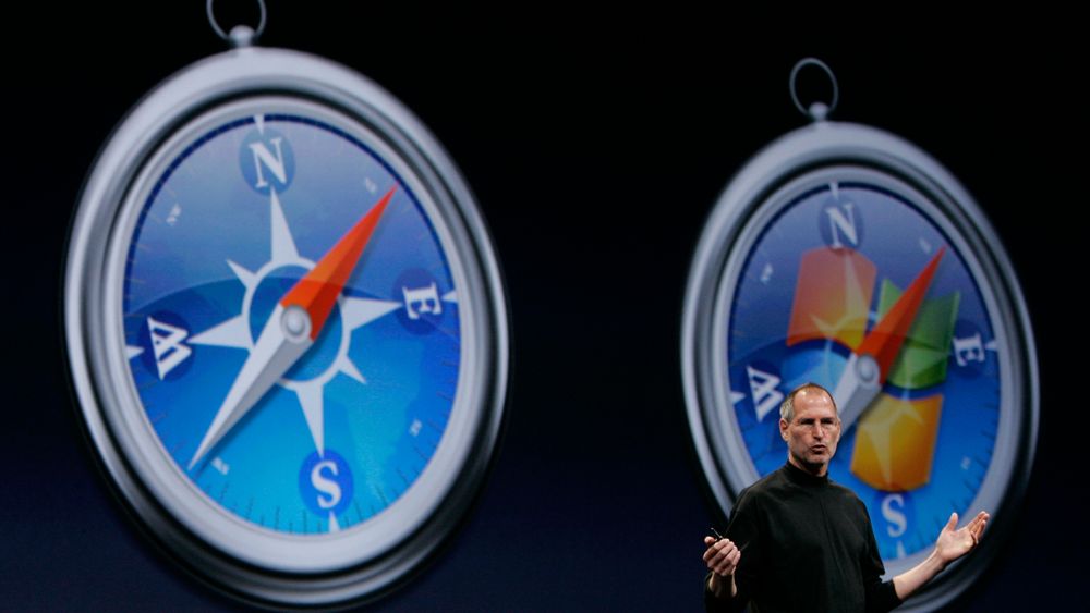 Apple-gründer og tidligere toppsjef Steve Jobs introduserte Windows-utgaven av Safari under WWDC i 2007. Safari utgis ikke lenger til Windows.