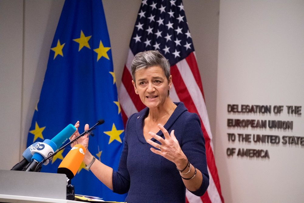 irsdagens avgjørelser i EU-domstolen anses som en seier for EU-kommisjonen og konkurransekommissær Margrethe Vestager. Bildet er tatt ved en tidligere anledning.