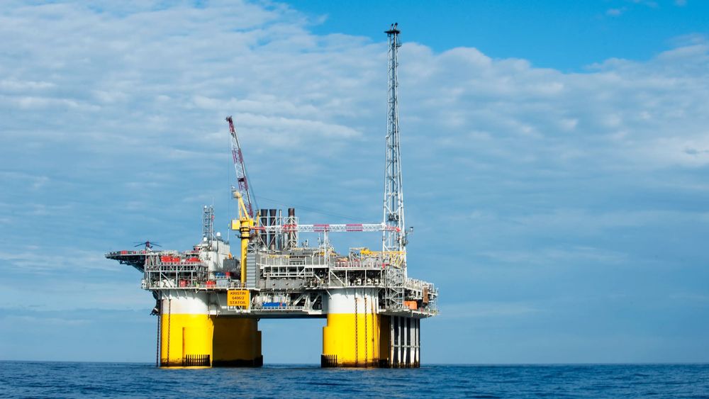 Kristin-plattformen på Haltenbanken i Norskehavet leverer gass til Europa.