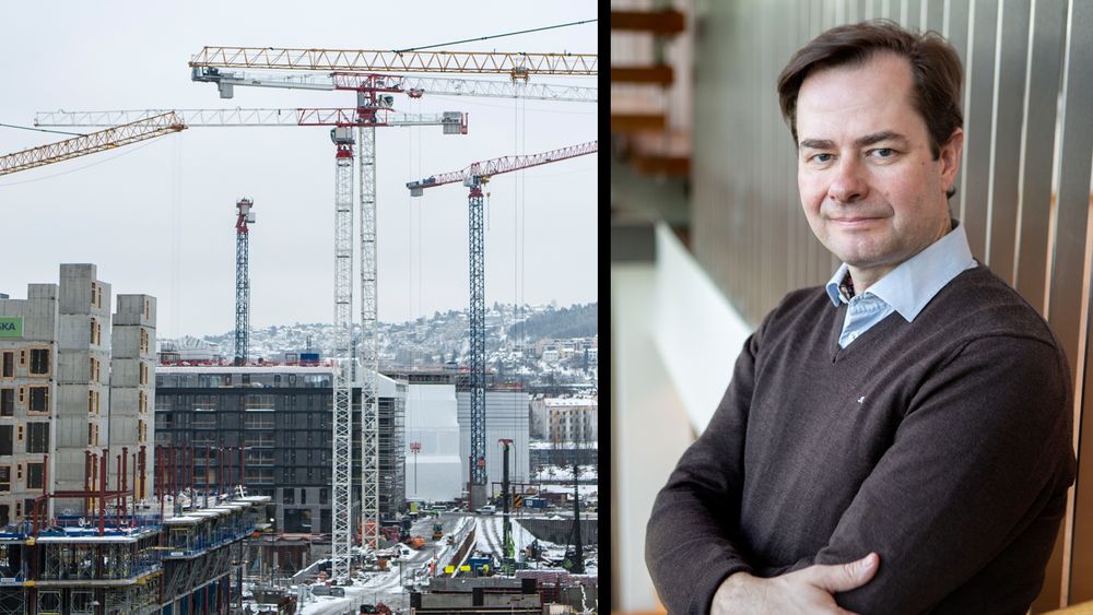 Lars Jacob Hiim frykter masseoppsigelser i byggenæringen dersom regjeringen ikke får kontroll på renta og inflasjonen.