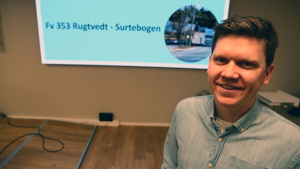 Prosjektleder Lars Lund er glad for den store interessen for å bygge «Gassveien», Fv. 353 Rugtvedt- Surtebogen i Bamble kommune. Prosjektet har en totalramme på nesten 600 millioner kroner.