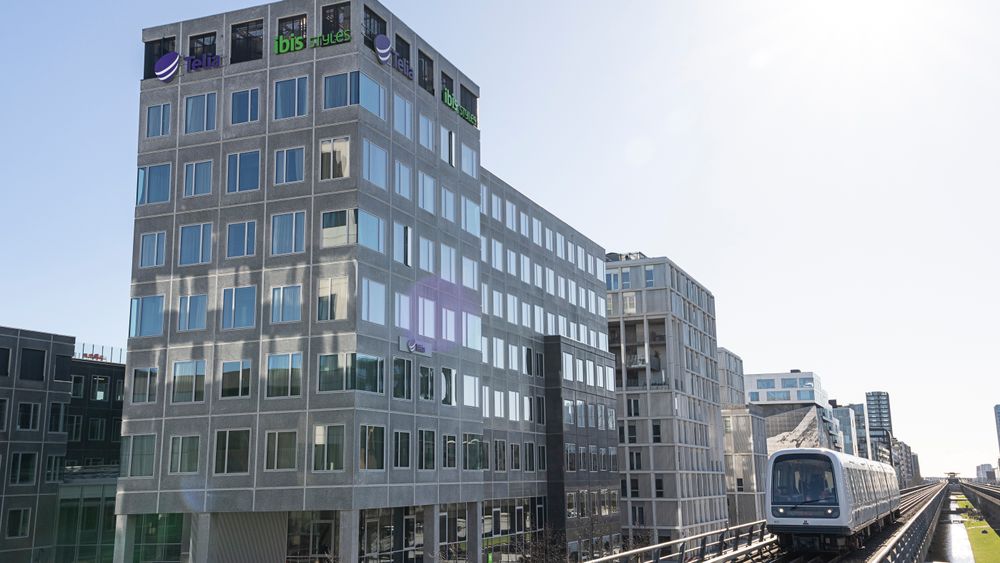 Telias hovedkontor i Danmark. Nå er selskapet solgt til energi- og bredbåndsleverandøren Norlys.