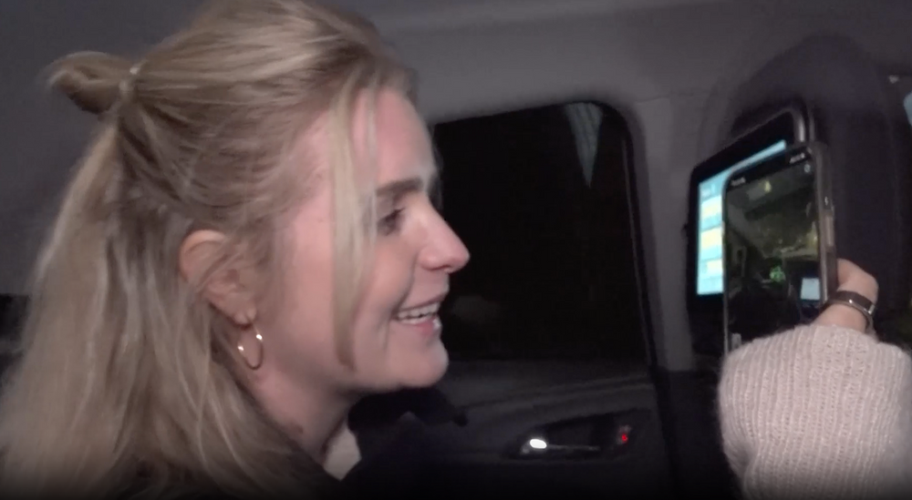 Marie Gade-Lundlie tester den førerløse bilen fra Cruise for første gang.