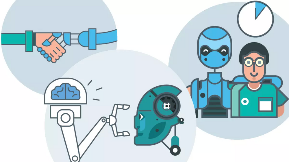 Industrirobotene beveger seg i økende grad ut på gulvet blant de ansatte. Her må de utføre komplekse monteringsoppgaver med høy presisjon – for eksempel ved å bruke kunstig intelligens. Men for å komme dit må robotene enkelt kunne betjenes av alle med bare fem minutters introduksjon.